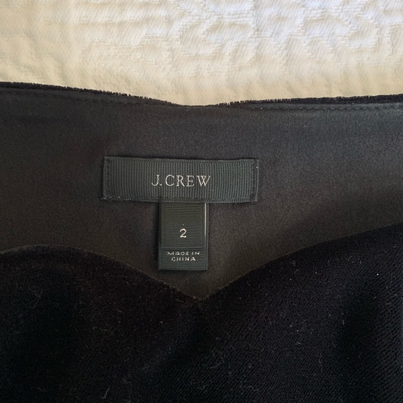 J crew velvet peplum top - Picture 3 of 4